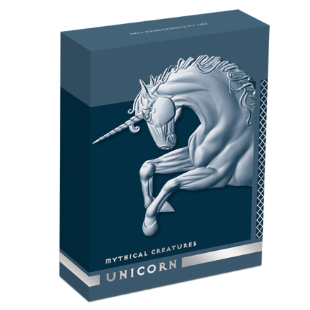 Platin Unicorn - Mythical Creatures - 1 oz PP - 1. Ausgabe