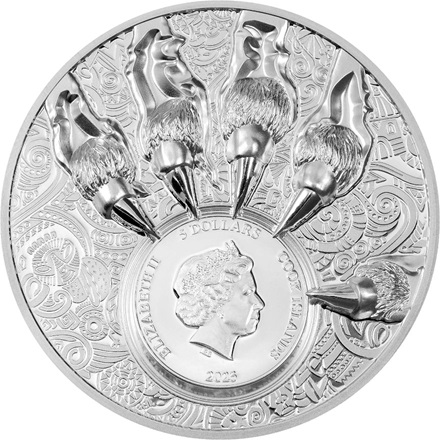 Silber King of the South - Lion 1 oz PP - Ultra High Relief 2023