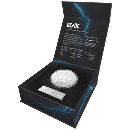 Silber ACDC Frosted Uncirculated 1 oz - RAM 2023