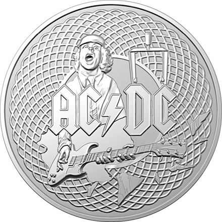 Silber ACDC Frosted Uncirculated 1 oz - RAM 2023