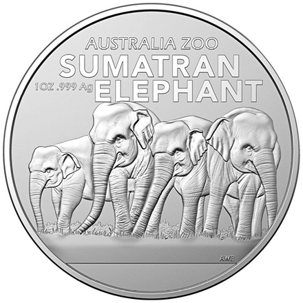 Silber Elefant - Australia Zoo - 1 oz - RAM 2022