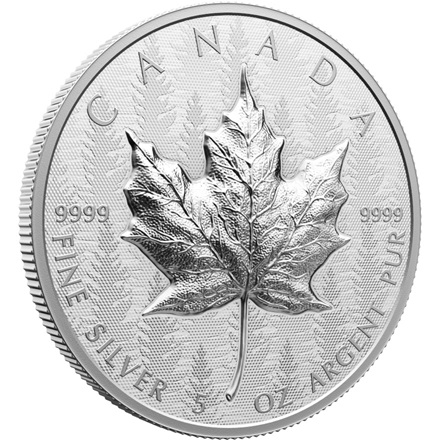 Silber Maple Leaf 5 oz RP - Ultra High Relief 2024