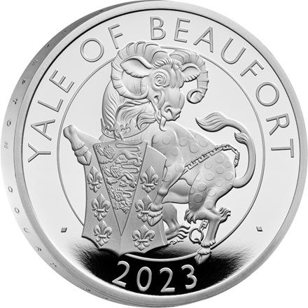 Silber Yale of Beaufort 1 oz PP - Royal Tudor Beasts 2023
