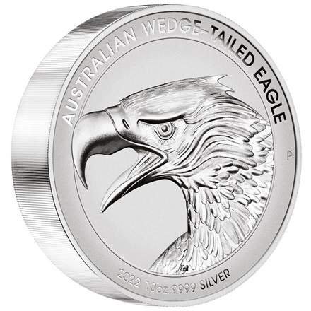 Silber Wedge Tailed Eagle 2022 - 10 oz RP High Relief