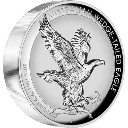 Silber Wedge Tailed Eagle 10 oz RP - Incused Relief 2023