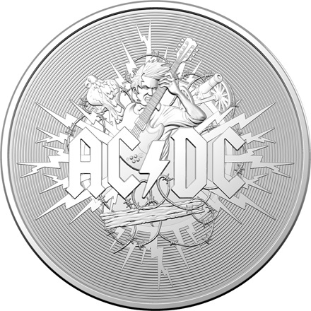 Silber ACDC Frosted Uncirculated 1 oz - RAM 2021