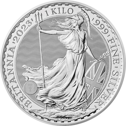 Silber Britannia 1000 g - 2023 (King Charles)