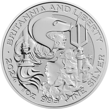 Silber Britannia & Liberty 1 oz - 2024