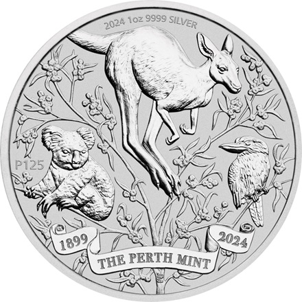Silber 125. Jubiläum 1 oz - Perth Mint 2024