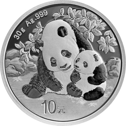 Silber China Panda 30 g - 2024
