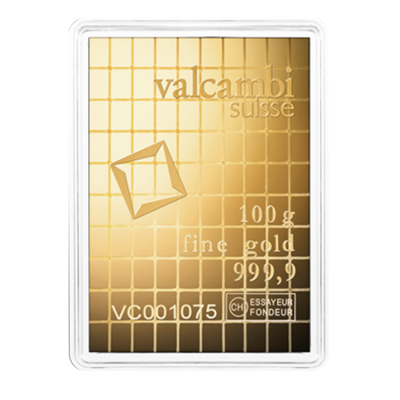 Gold CombiBar 100 x 1 g - Valcambi
