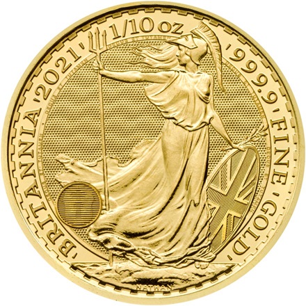 Gold Britannia 1/10 oz (24 Karat) - diverse Jahrgänge