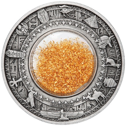 Silber Schätze des alten Ägypten 2 oz Antik Finish