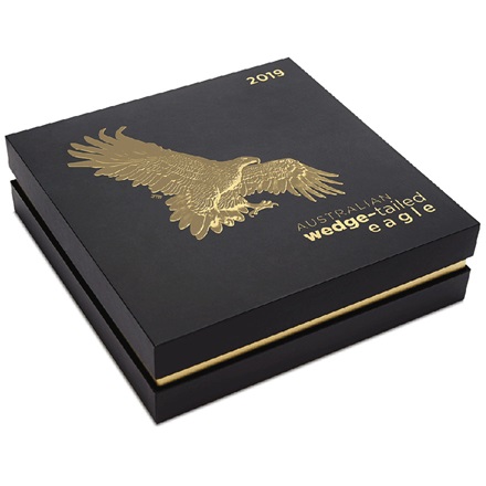 Gold Wedge Tailed Eagle 5 oz PP - High Relief 2019