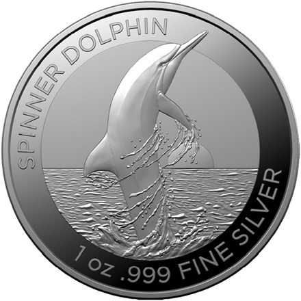 Silber Spinner Dolphin 1 oz - RAM 2020