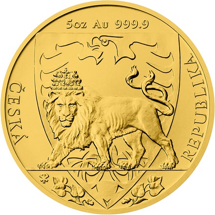 Gold Tschechischer Löwe 5 oz - 2020
