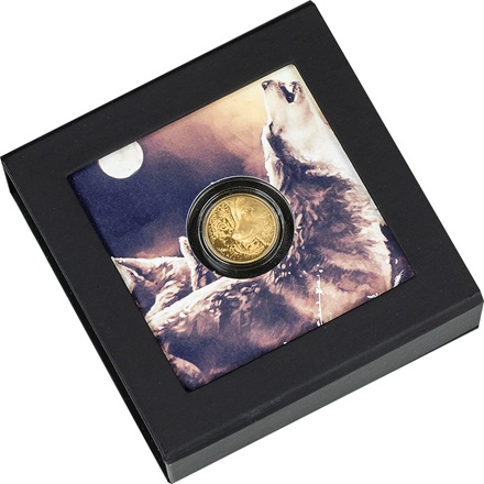 Gold Mystic Wolf 1/10 oz PP - High Relief 2021