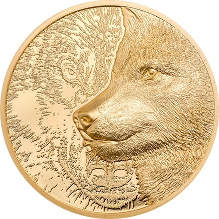 Gold Mystic Wolf 1 oz PP - High Relief 2021