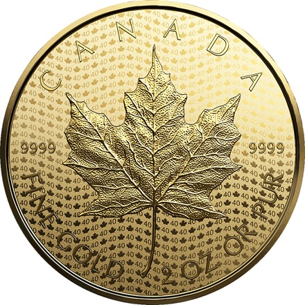 Gold Maple Leaf - 40. Jubiläum - 2 oz RP - 2019