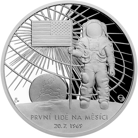 Silber 1 oz "Solar System" 2. - Erster Mensch auf dem Mond