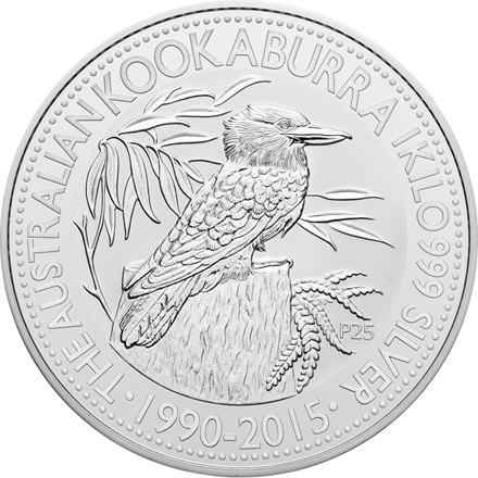 Silber Kookaburra 1000 g - diverse Jahrgänge